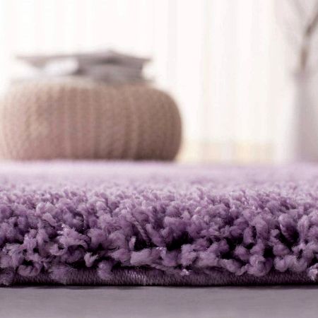 Modern Purple Geometric Home Rug